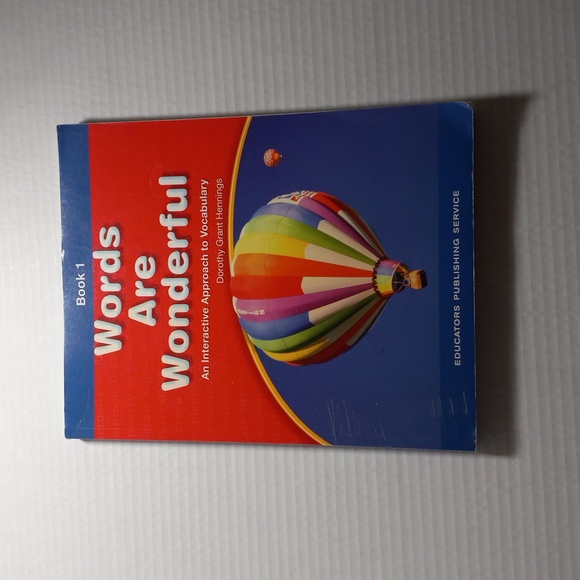 Book 1 WORDS ARE WONDERFUL An Interactive Approach to Vocabulary Paperback Book - Picture 1 of 3